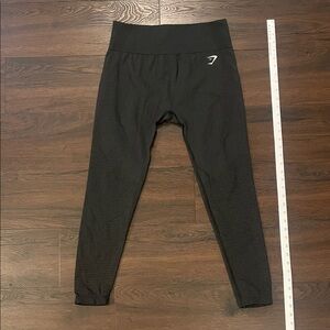 Gymshark Black Textured Leggings